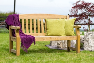 NEW EMILY BENCH 5ft WOODEN PRESSURE TREATED (1.53 x 0.65 x 0.96m)